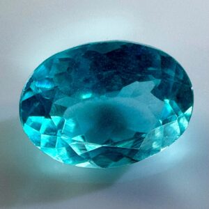Natural Blue Apatite 1 ct - RARE