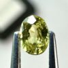 Pair of yellow sapphires, 0.43 ct - 4.2 x 2.9 mm