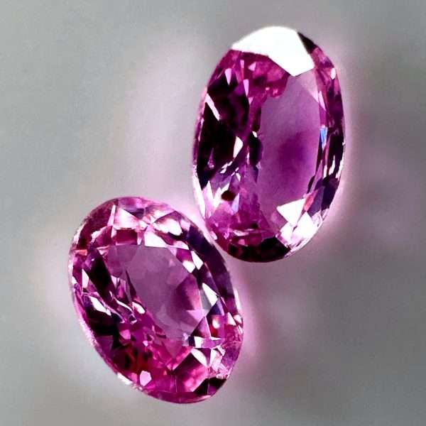 Pink sapphire Pair