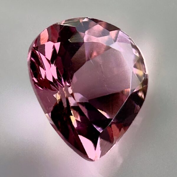 Natural Salmon Pink Tourmaline 0.75 ct - 6.2 x 5.8 mm